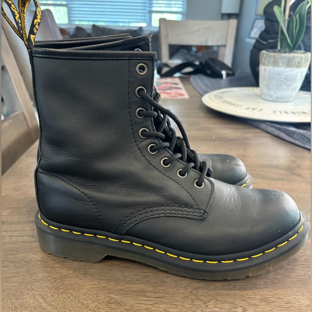 Dr. Martens Black Leather Boots